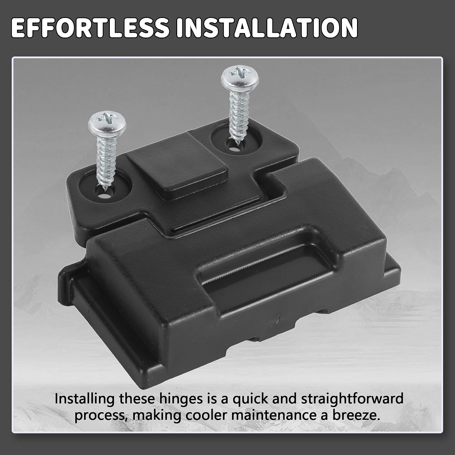 Essential Replacement Parts: Igloo Cooler Hinge Set for 25, 52, 72 Qt Models