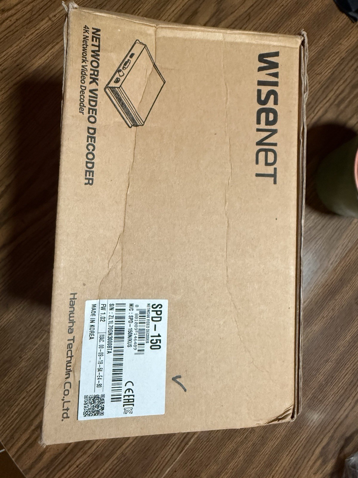 Wisenet SPD-150 Network Video Decoder SPD-150 MPN Network Video Decoder Wisenet