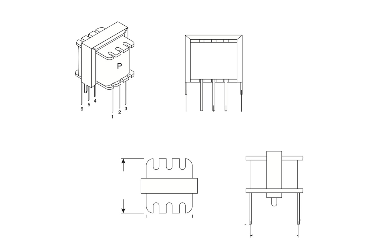 42TL013-RC (10 Piece Lot) Audio Transformer