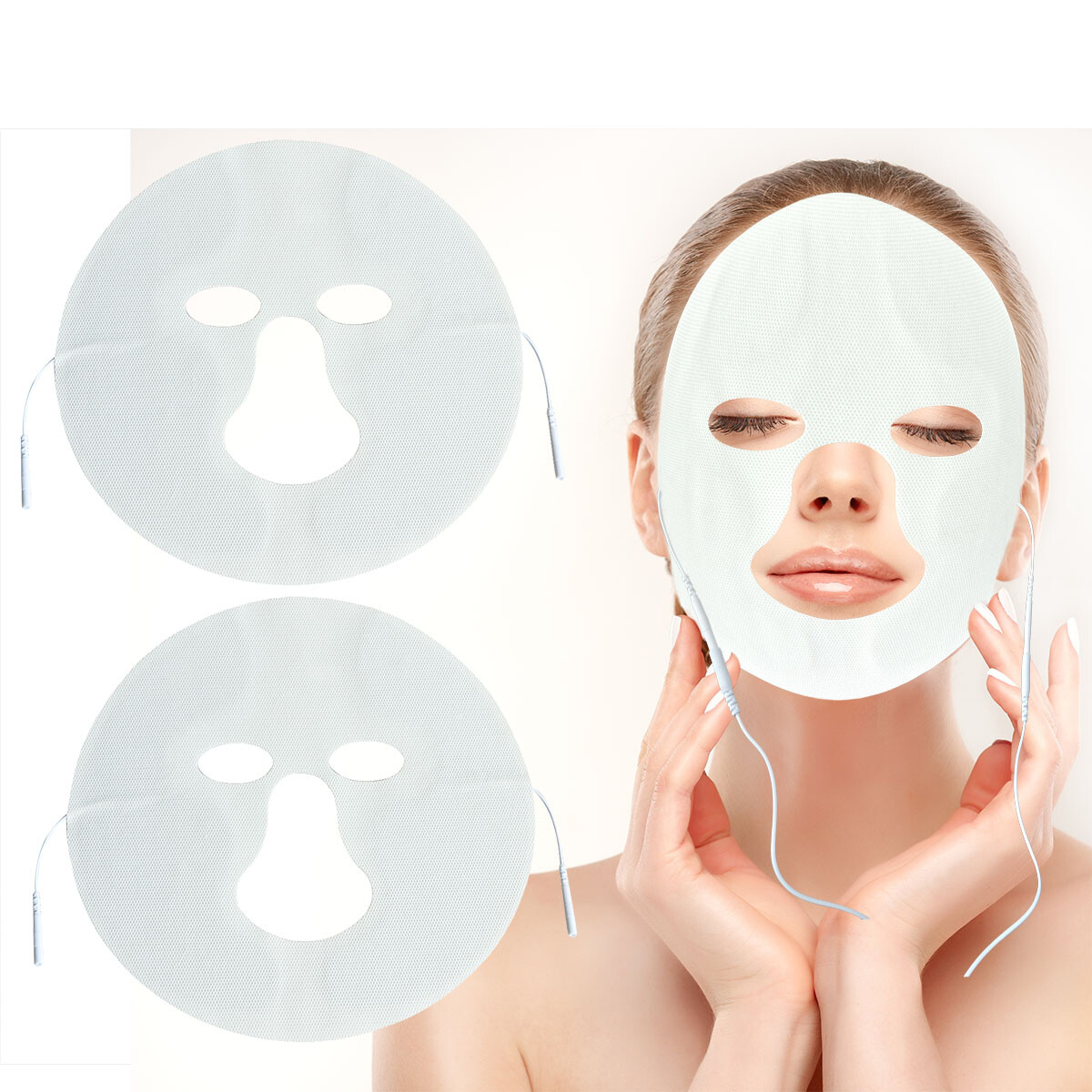 5pcs Electric Face Massage Mask For Low Frequency Massager Wrinkles Remove