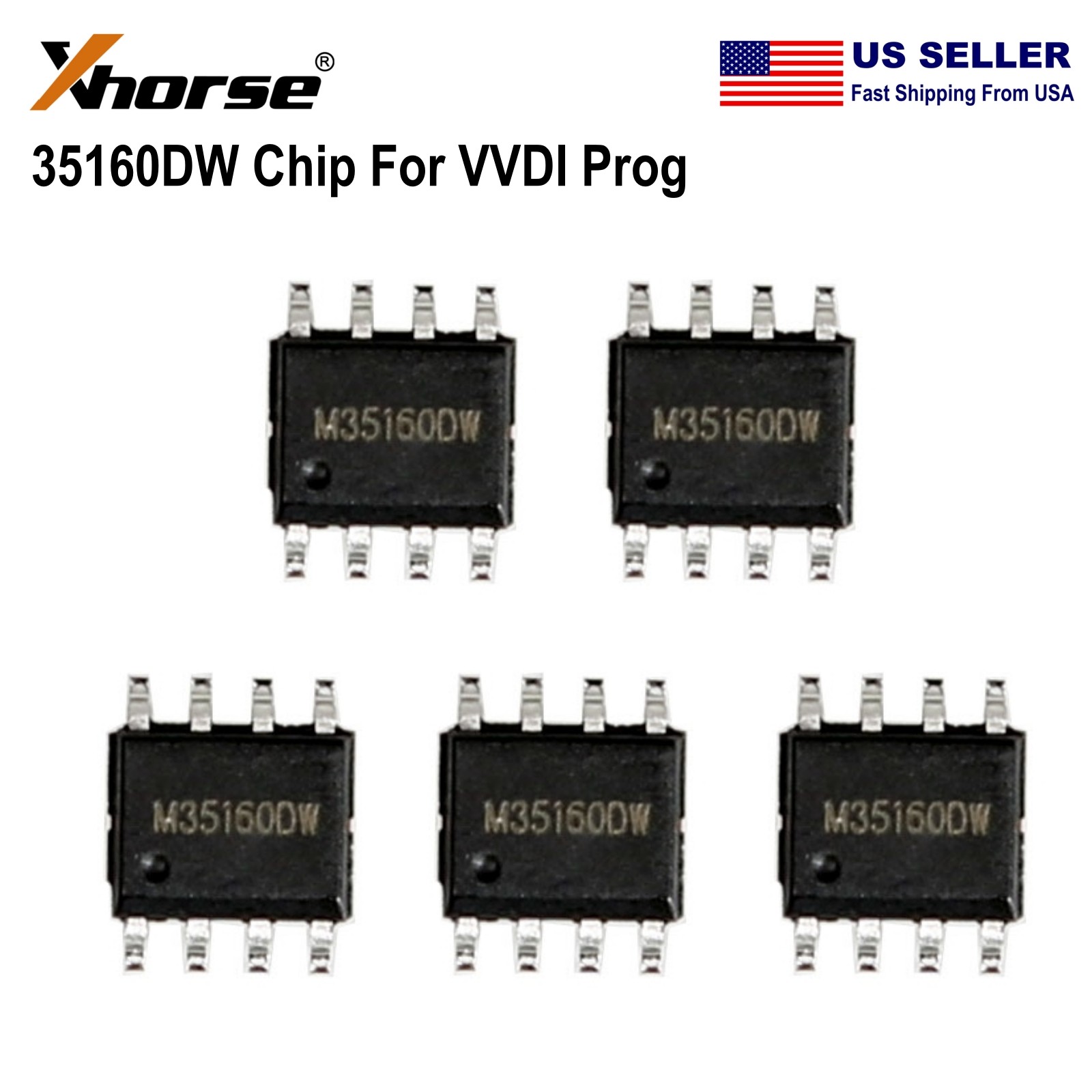 5x Xhorse VVDI Prog 35160DW Chip Replace M35160WT Adapter Dot No Need Simulator