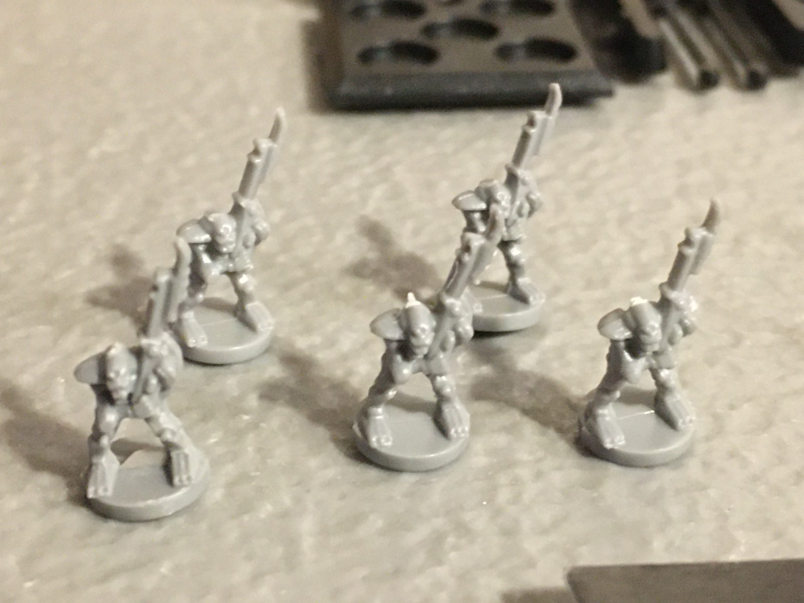 A39648 WARHAMMER EPIC 40K CHAOS SPACE MARINES ANDROIDS 4 STANDS GW GAMES WORKSHO