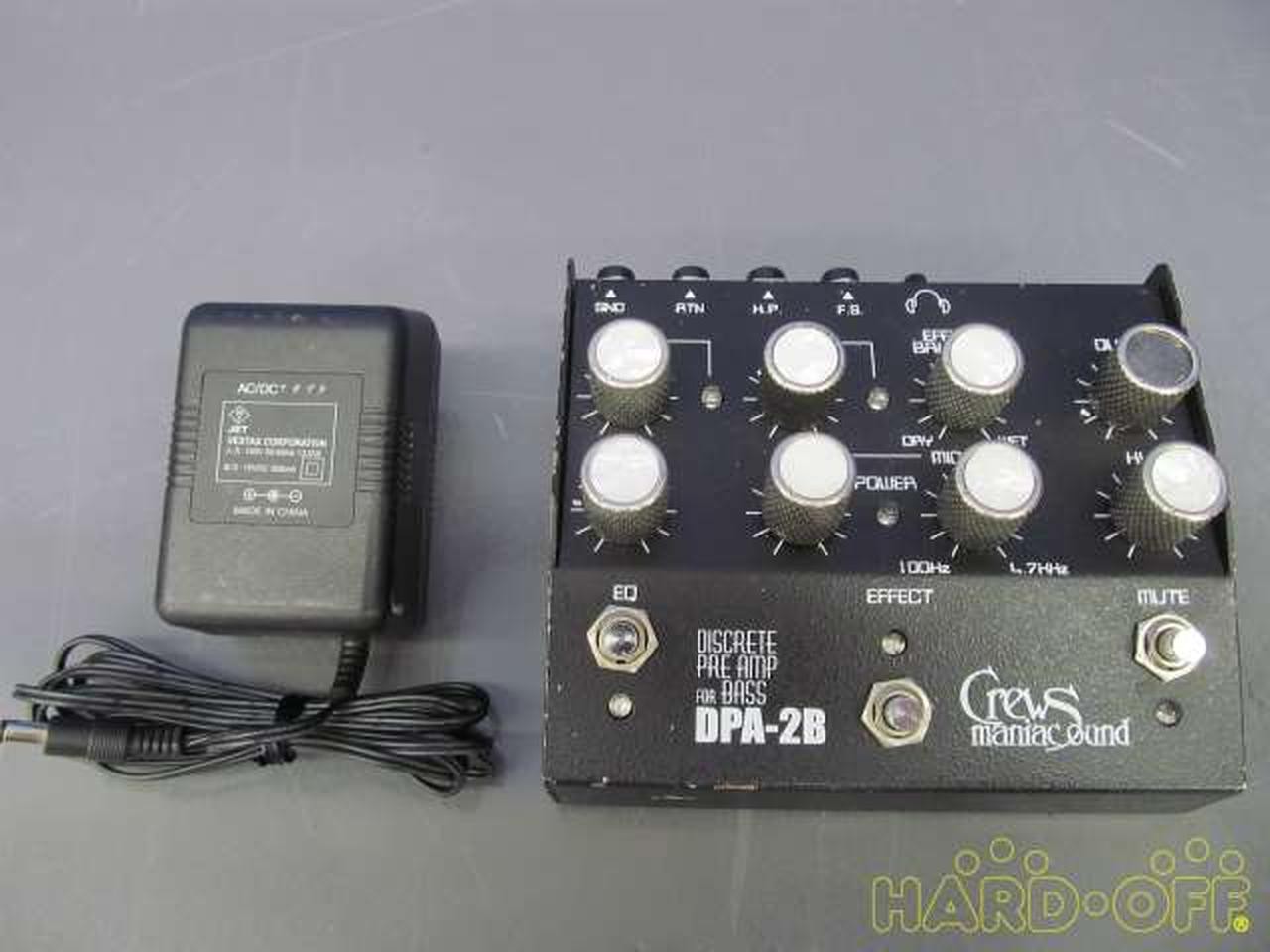 Crews Maniac Sound DPA-2B Preamp Used with Power Cable