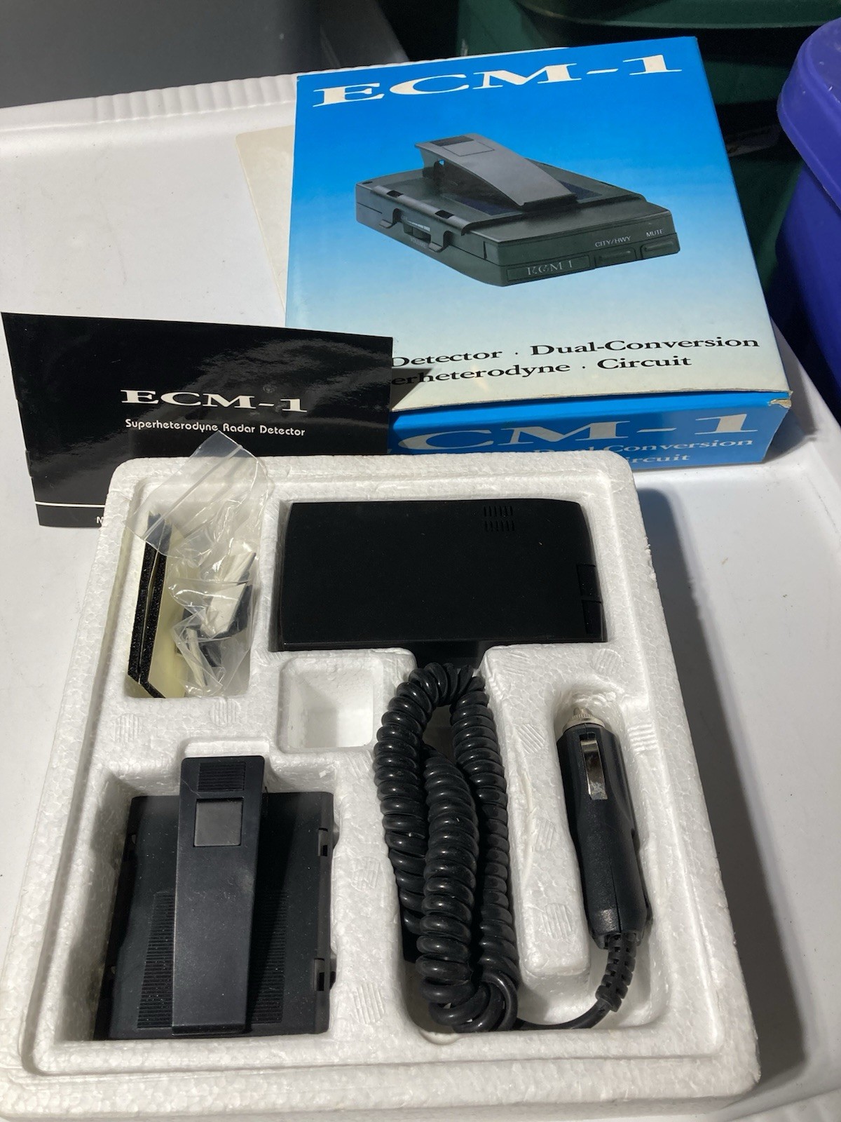 TT Systems Superheterodyne  ECM-1 Radar Detector, NEW OLD STOCK Orig Box