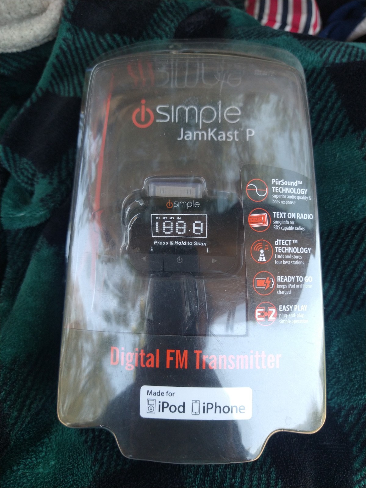 iSimple Jamkast P Digital FM Transmitter For iPod/iphone