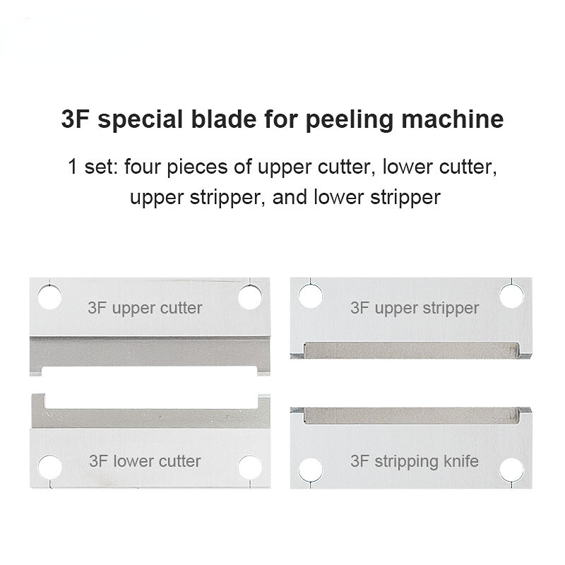 4PCS 3F Cable Peeling Machine Blade Wire Stripping Machine Blade Accessories