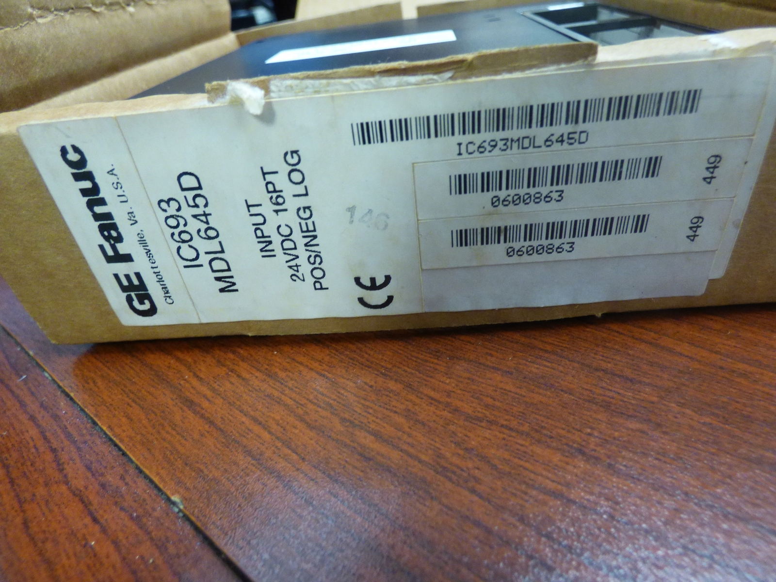 GE Fanuc IC610MDL101B 24VDC Input Module