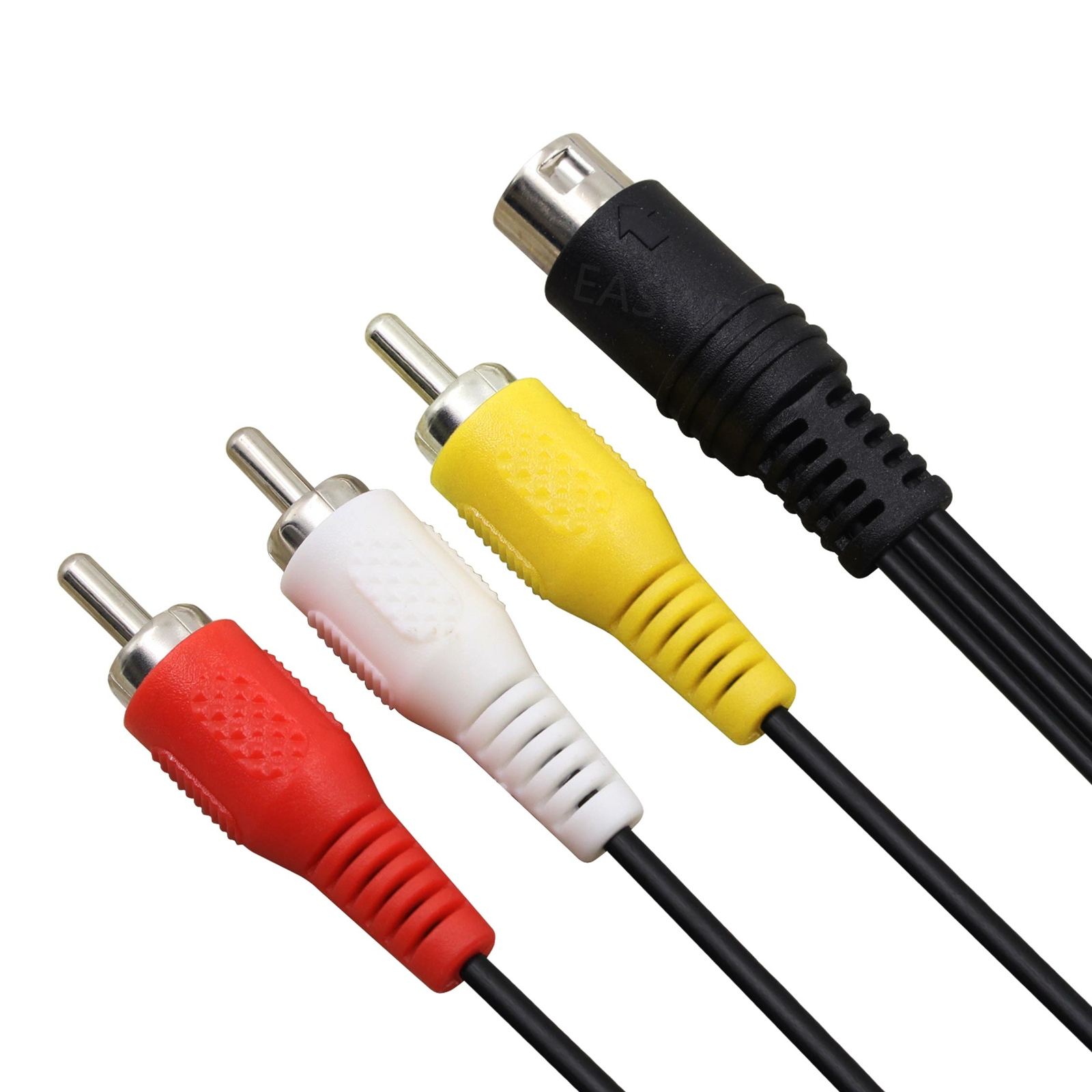 TV AV RCA Audio Video Cord Cable Lead Adapter for SEGA Mega Drive 2 3 Console