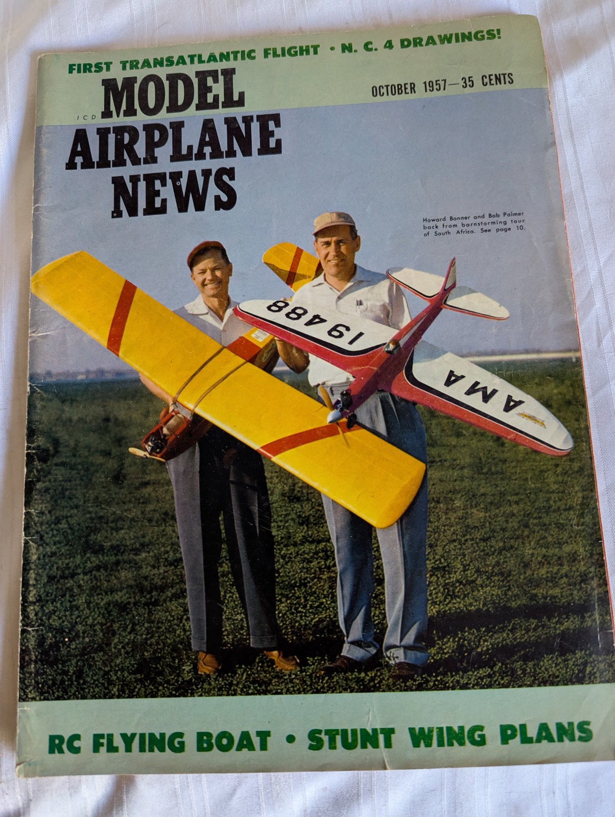 Model Airplane News magazine October 1957 Vol 57 No 4