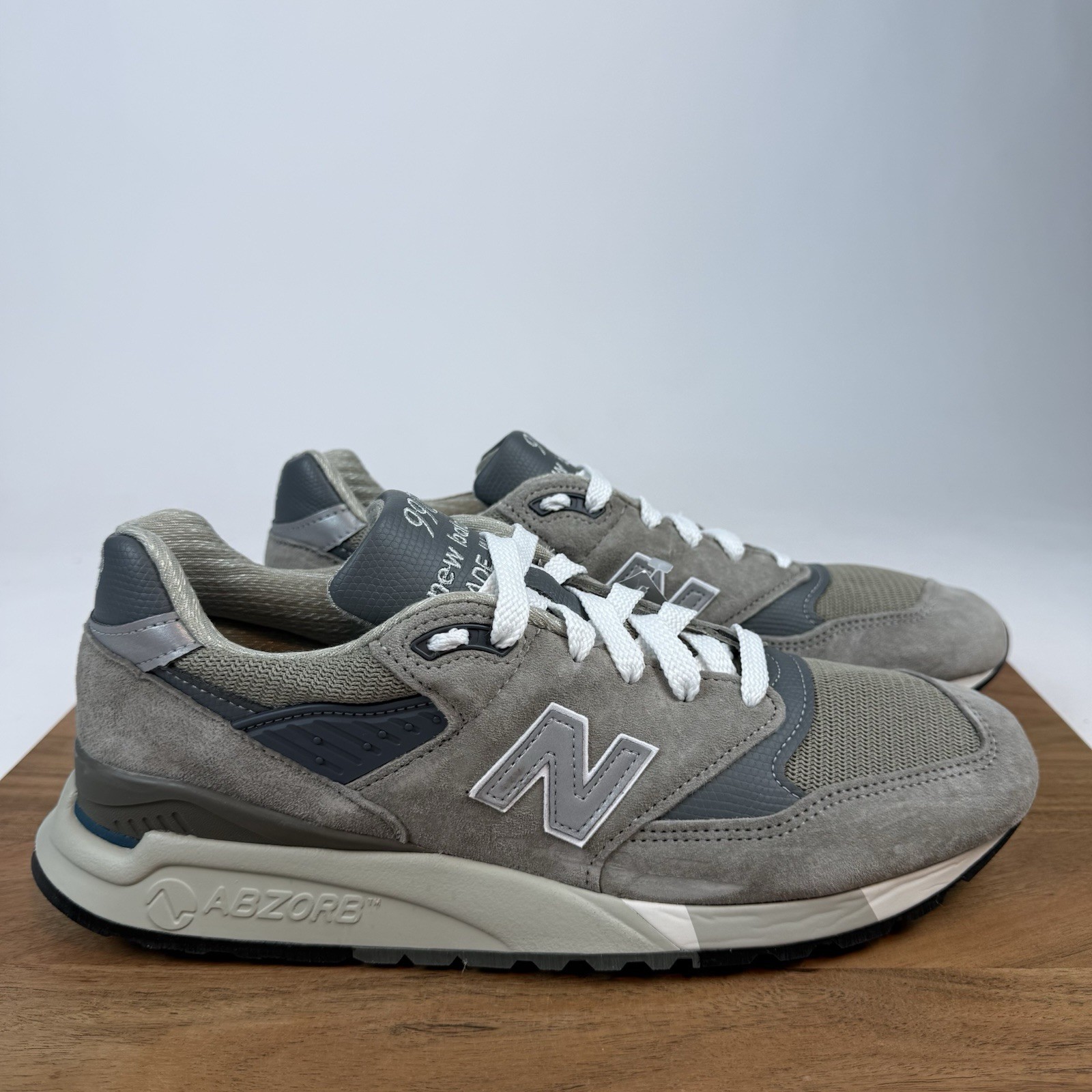 New Mens New Balance 998 Core Gray USA Athletic Sneakers Shoes Size 11 D