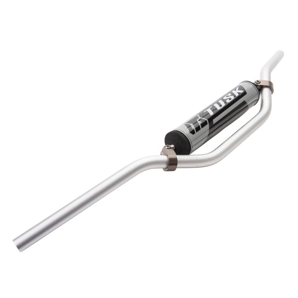 Tusk T-10 Aluminum 7/8" Handlebar KX High Bend Silver For YAMAHA XT350 1985-2000