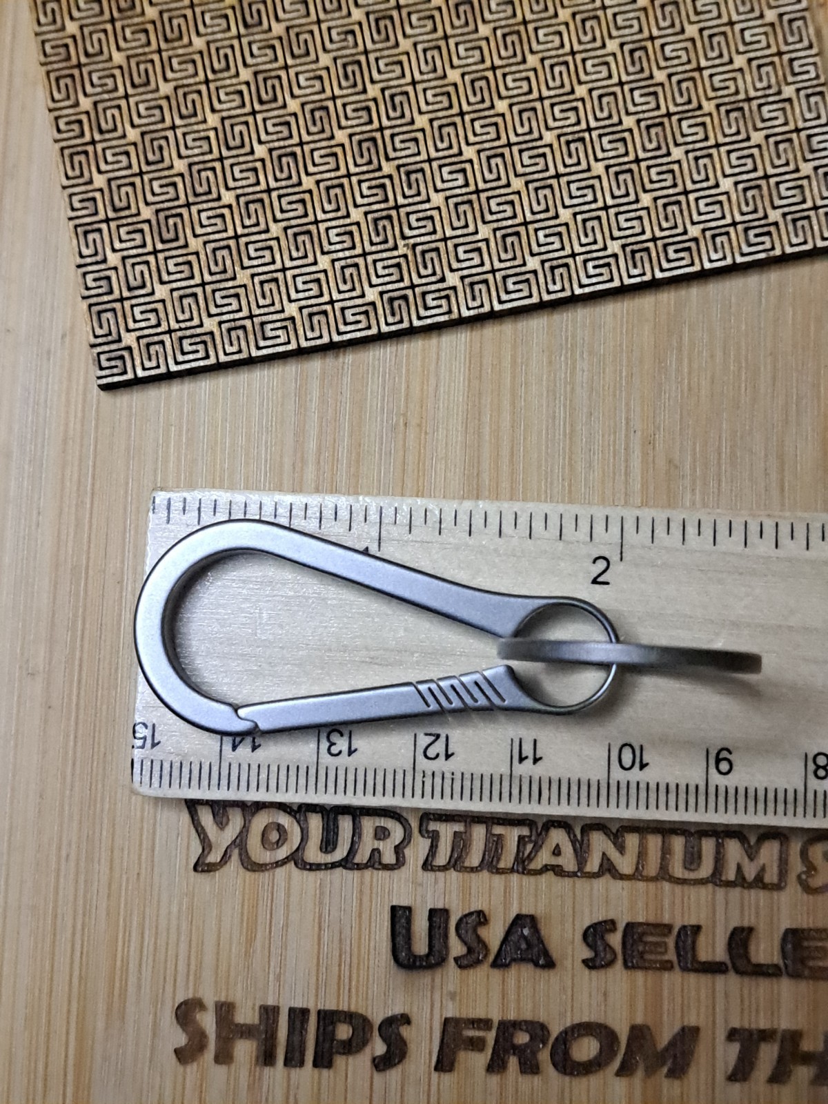 EDC Titanium Carabiner Keychain