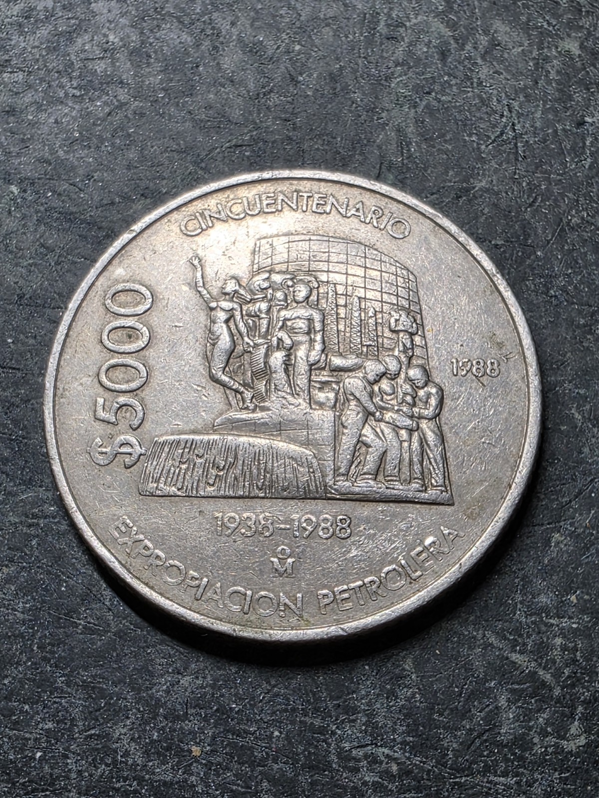 1988 Mexico 5000 Pesos Coin #0000