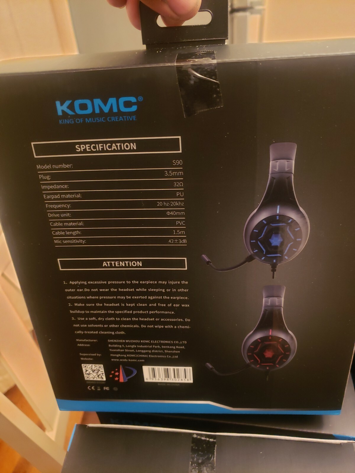 Komc PS4 Gaming headphones S90 2020 new arrivals gamer headset control ps4 gamin