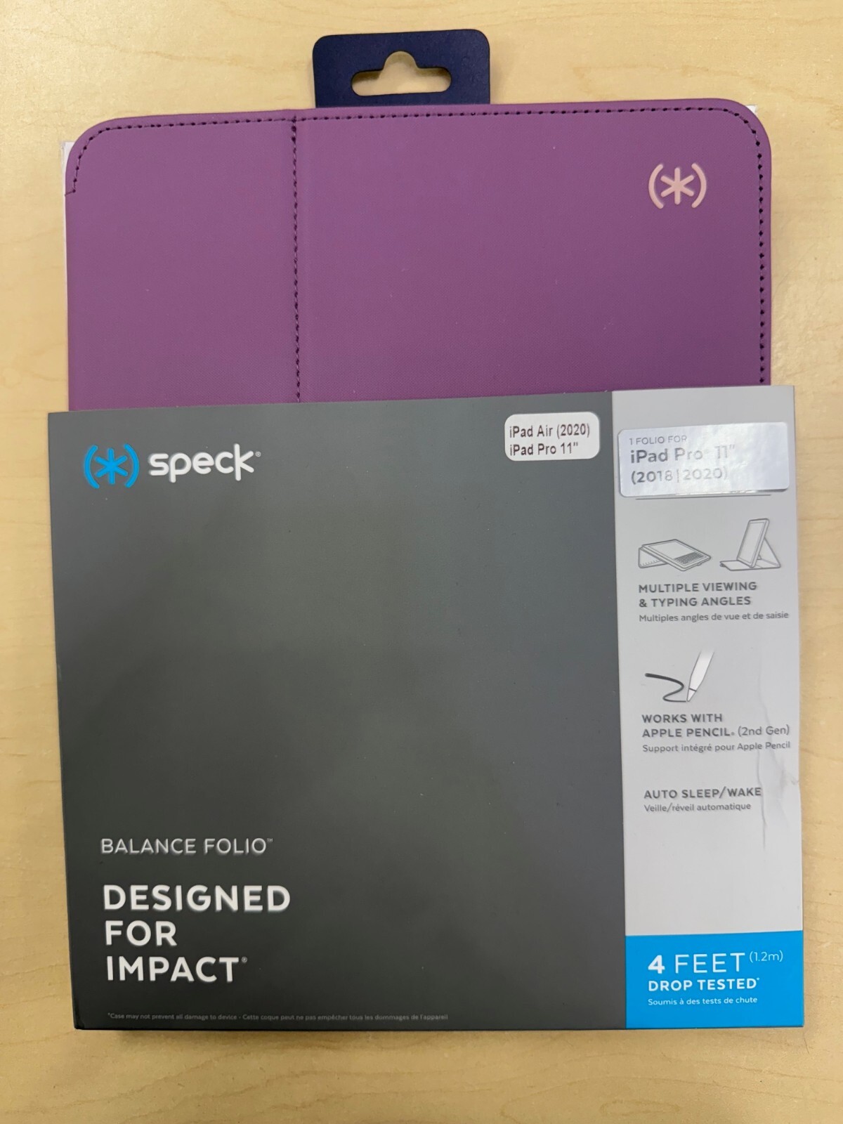 Speck Balance Folio Case for iPad Air 4 (2020) / Pro 11" (2018-2020) in Purple
