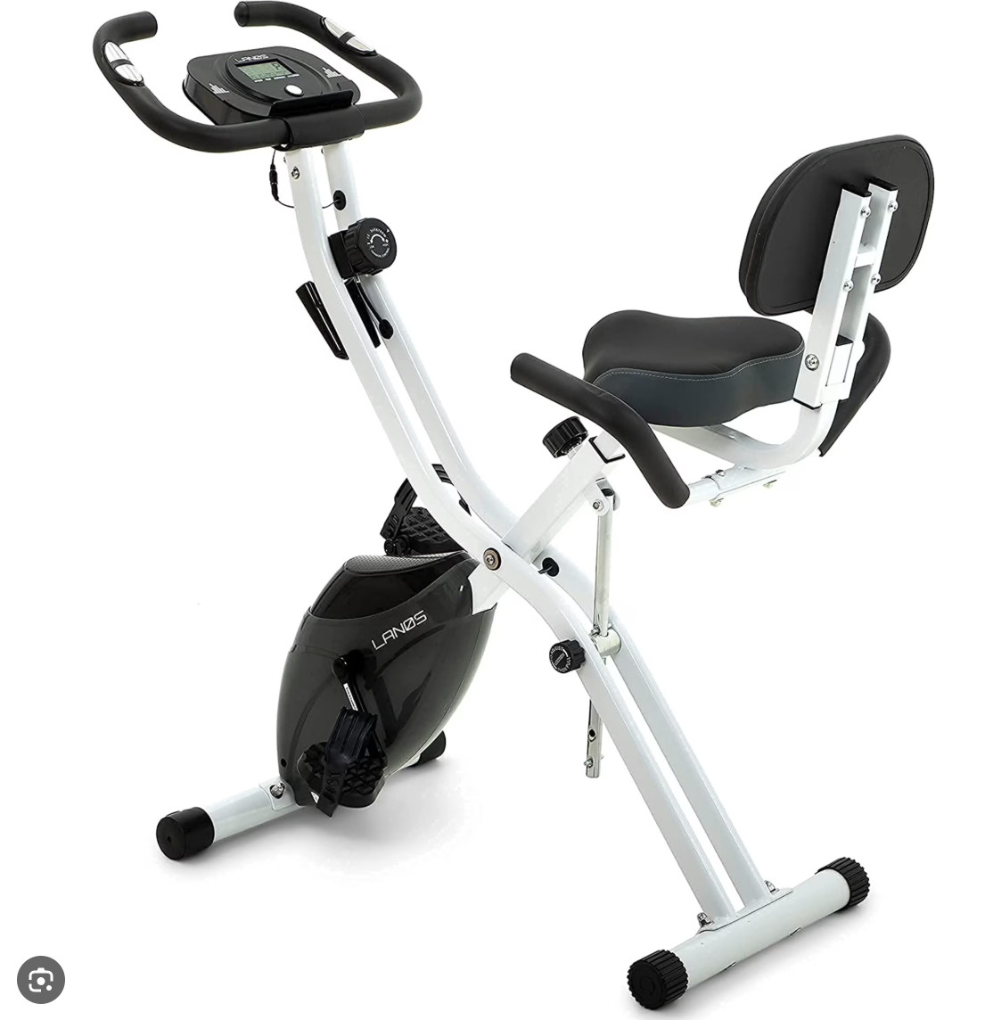 Lanos XB-White Foldable Exercise Bike Brand New in Box