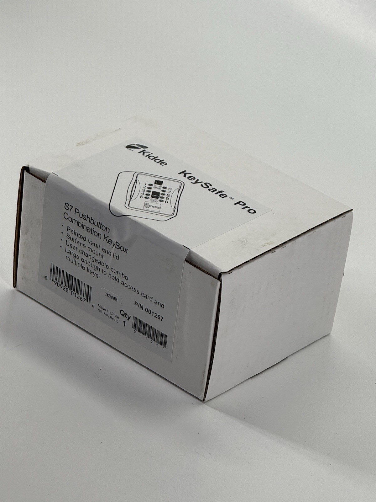 Kidde KeySafe Pro S7 Pushbutton Combination KeyBox 001267 - NEW