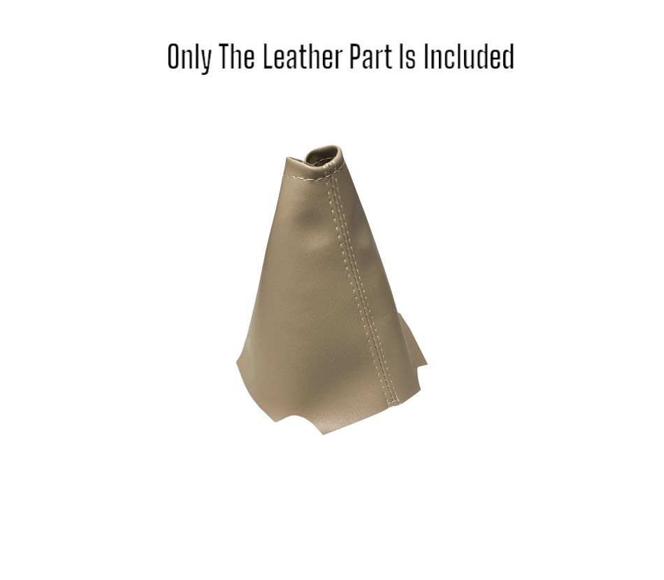 Cashmere Tan LEATHER MANUAL Shift Boot Cover For Chevy Corvette C6 2005-2013
