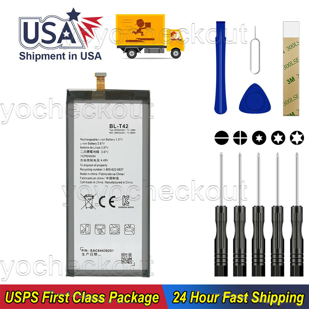 For LG G8X ThinQ LM-G850UM LG G8X ThinQ LM-G850UM New Battery Tool BL-T42