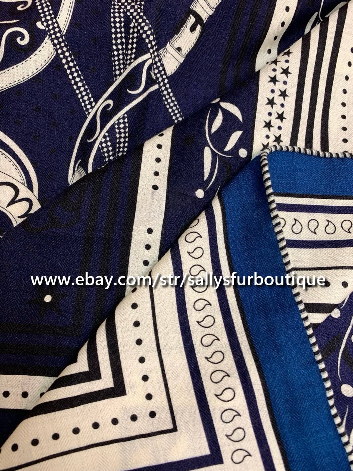 2025 Sallys 70% Cashmere 30% Silk Wrap Scarf Belt Print Double Face Shawl 53"