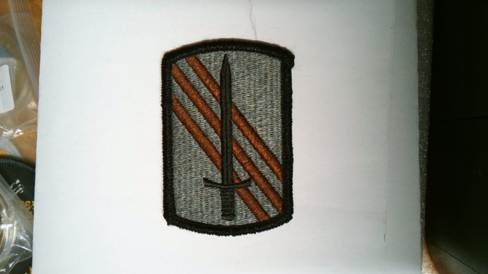 MILITARY PATCH US ARMY HOOK LOOP BACK FOR ACU UNIFORM 113TH SUSTAINMENT BRIGADE