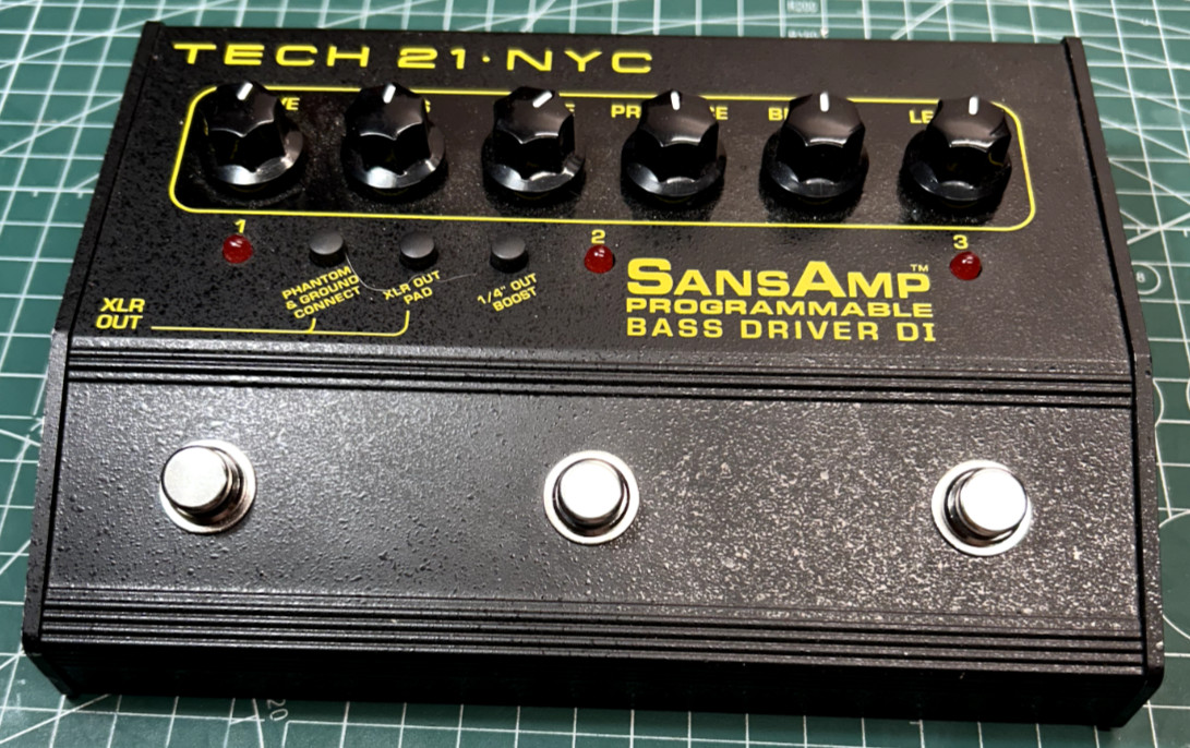 TECH21 SansAmp Programmable Bass Driver DI