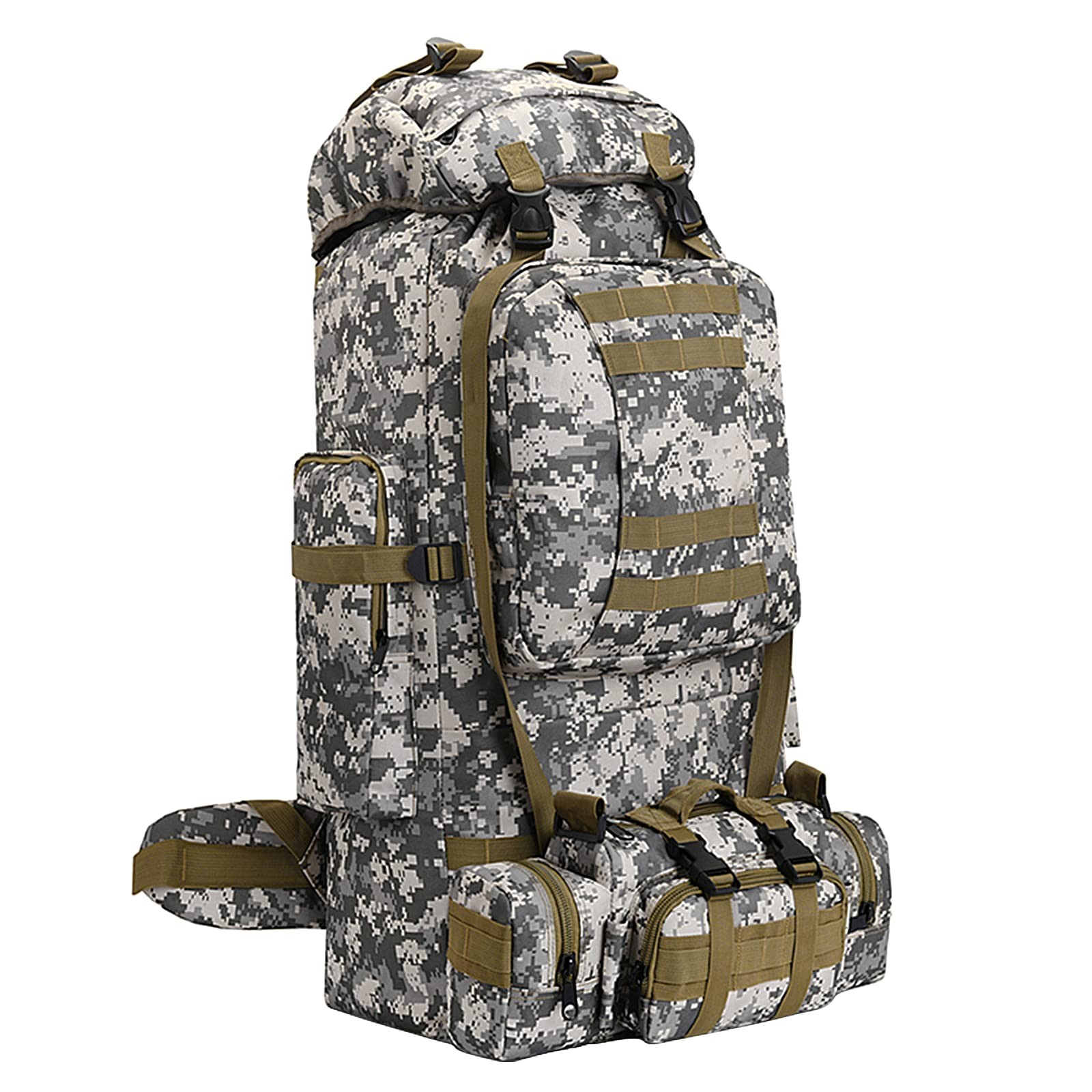 100L Camping Hiking Backpack,Molle military Tactical rucksack backpack,Waterp