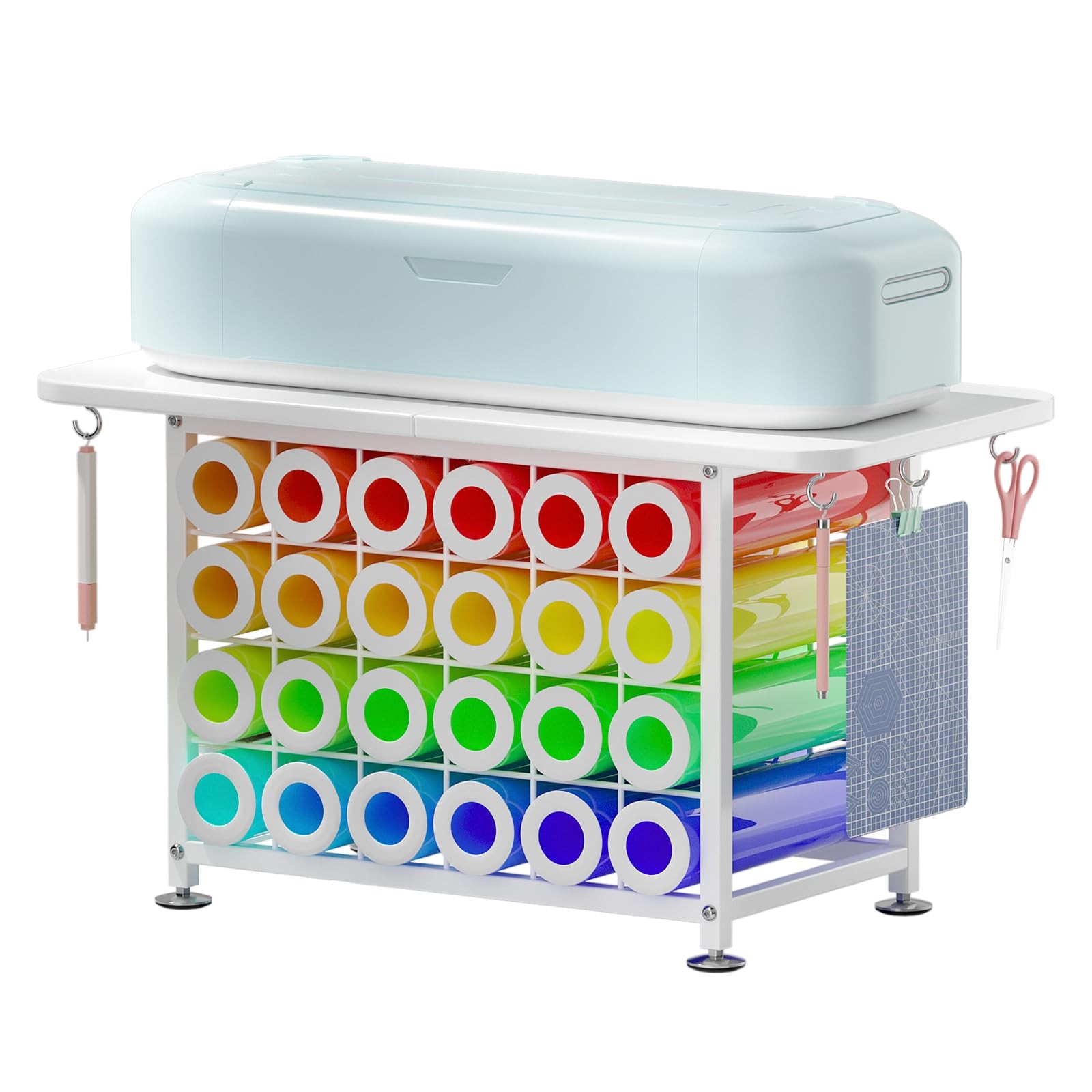 Small Craft Organizers and Storage with Cricut Machines Craft Table Storage w...