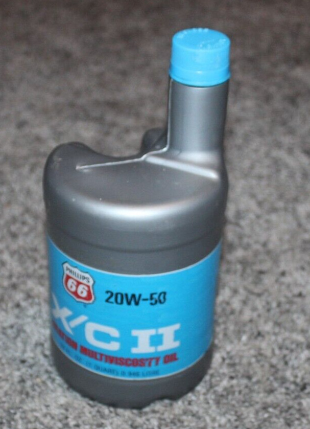 VINTAGE Phillips 66 X/C 20W-50 Multiviscosity Aircraft Engine Oil