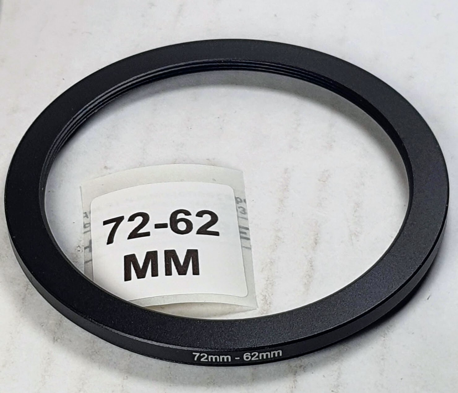 72-62mm Step-Down Lens Filter Converter Adapter Ring 72mm-62mm Metal E72 to E62