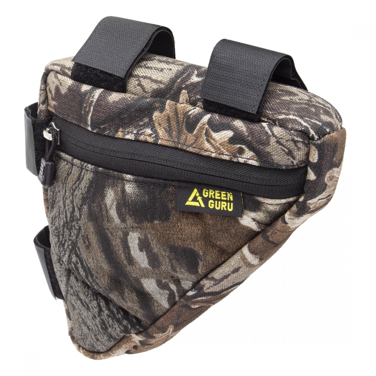 Eco-Friendly Camouflage Frame Bag | Upcycled Water-Resistant Cycling Storage