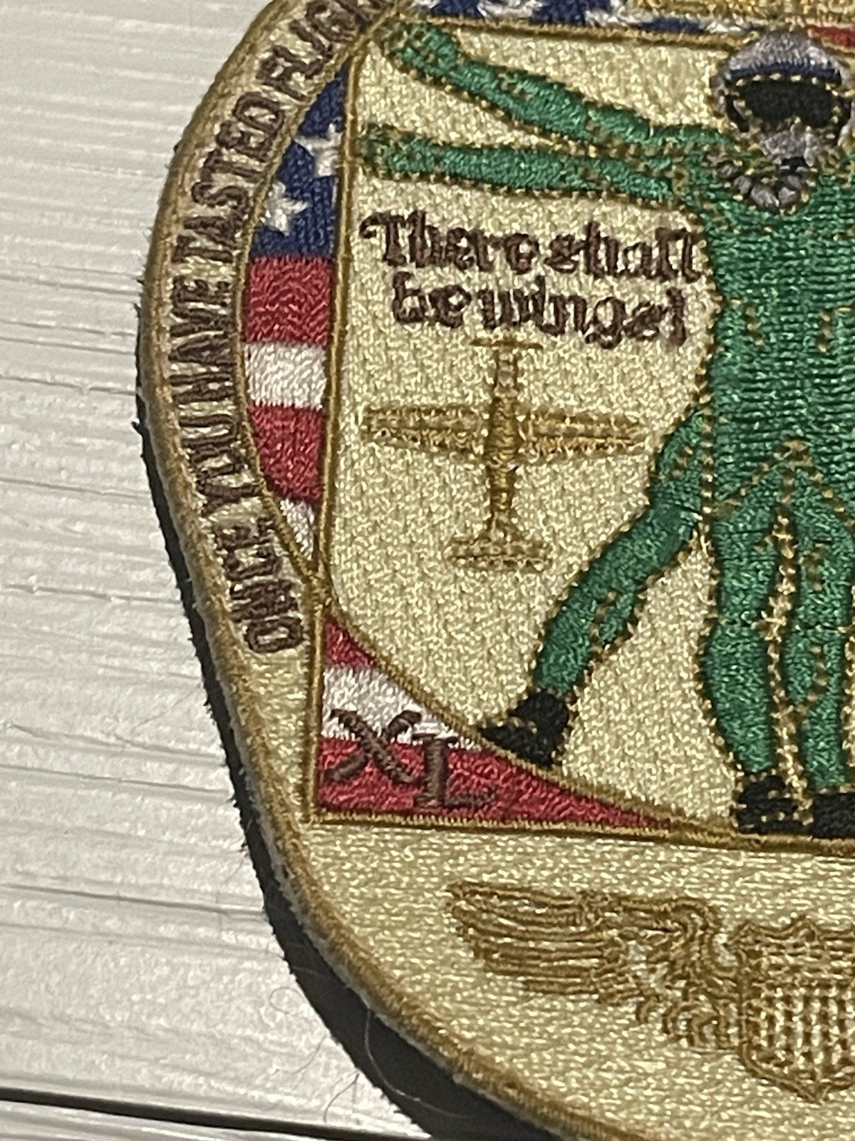 USAF Pilot Training Class Patch 07 02 Uniform Worn Once You Have Tasted Flight