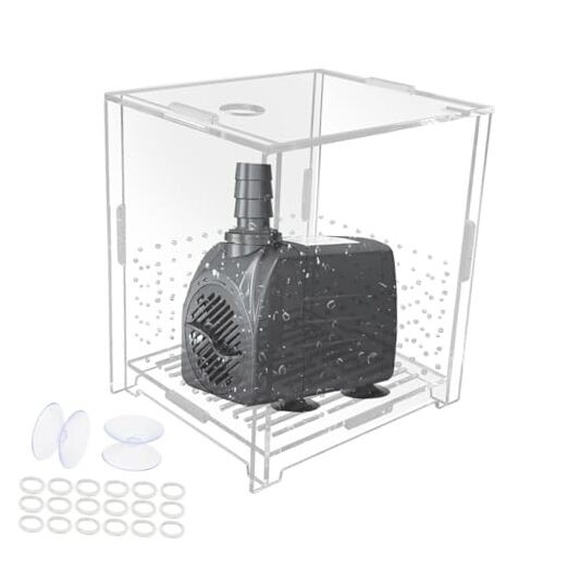 Small Pond Pump Cover, Fish Water Tank Protective Case, Acrylic Protective