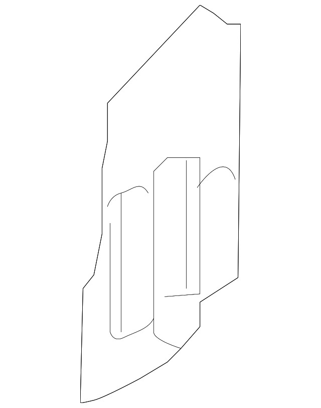 Genuine Nissan Quarter Panel Extension 76717-6CA0A