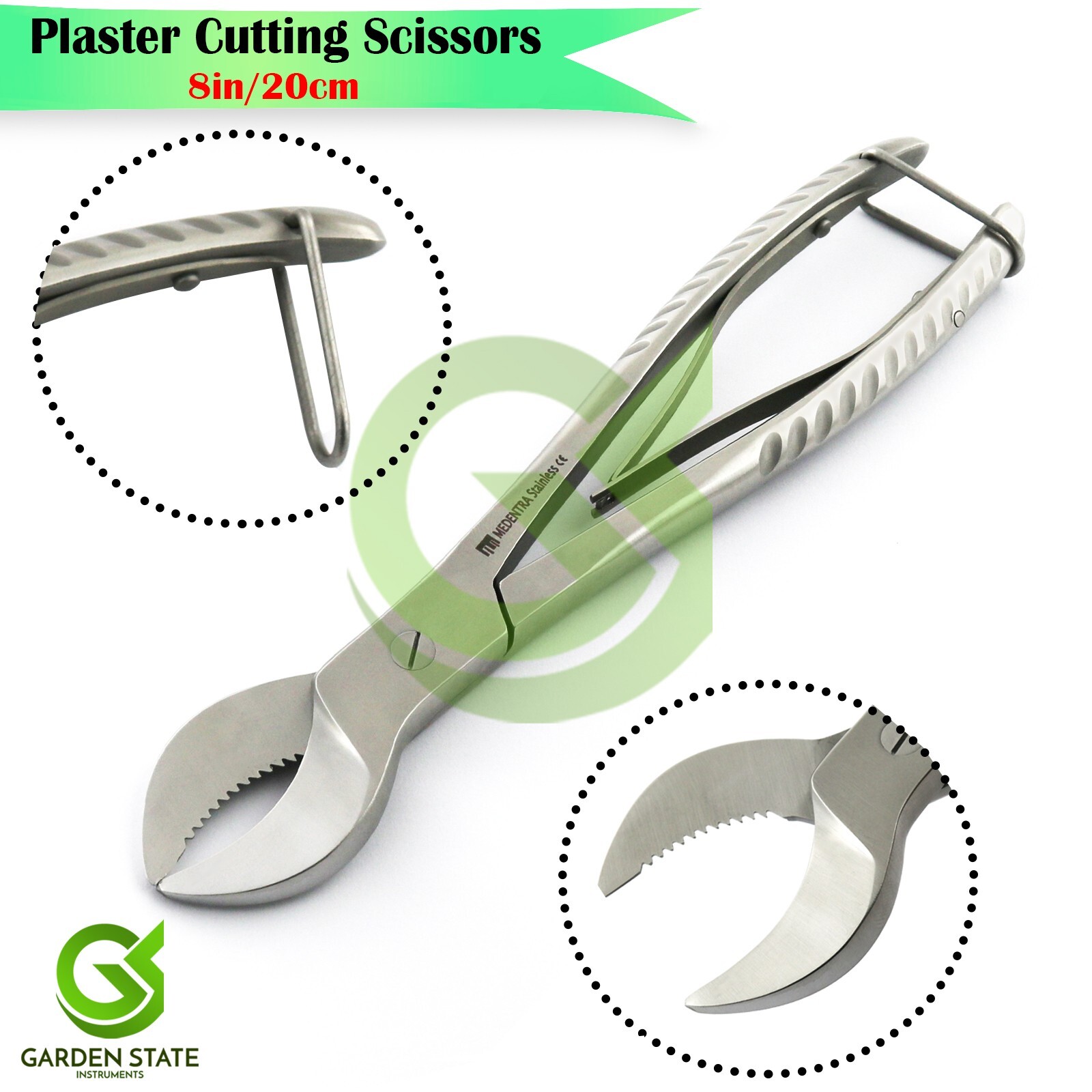 Cow Horn Plaster Nipper Cutter Serr/Sharp 8' Scissors Dental Surgical Orthopedic