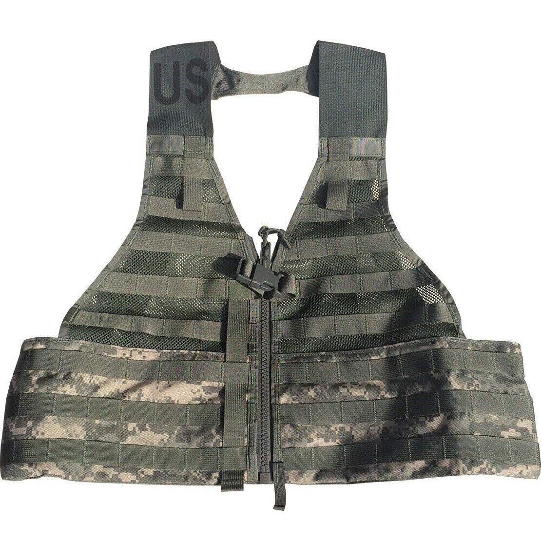 USGI Military Issue Molle II ACU Fighting Load Carrier FLC Tactical Vest Harness