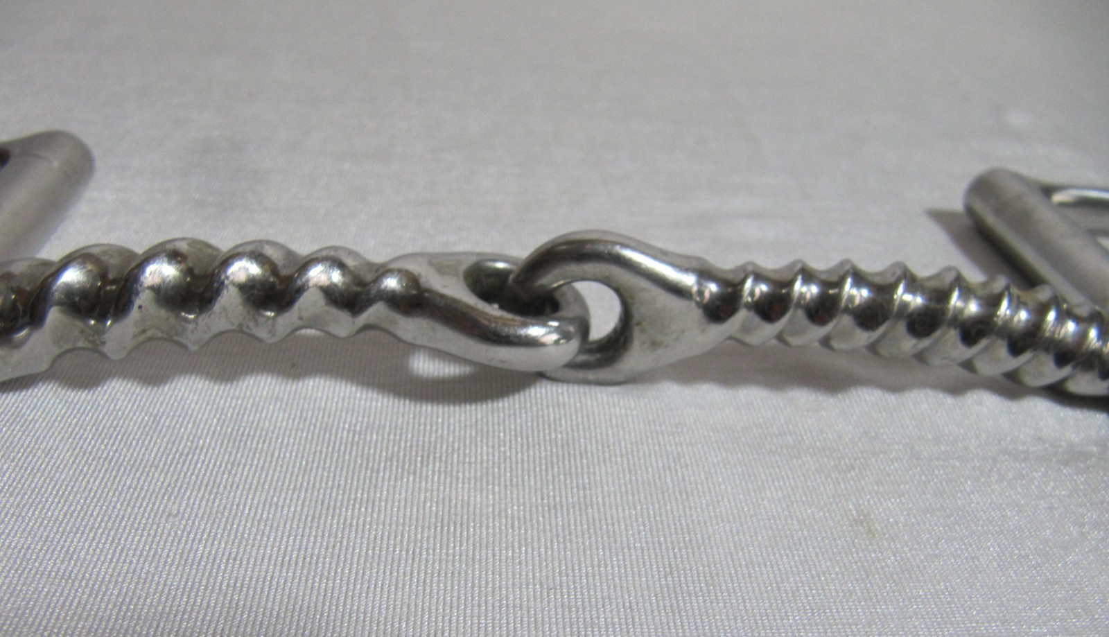 D-Ring Dee Ring English 5” Corkscrew Twisted Snaffle Bit