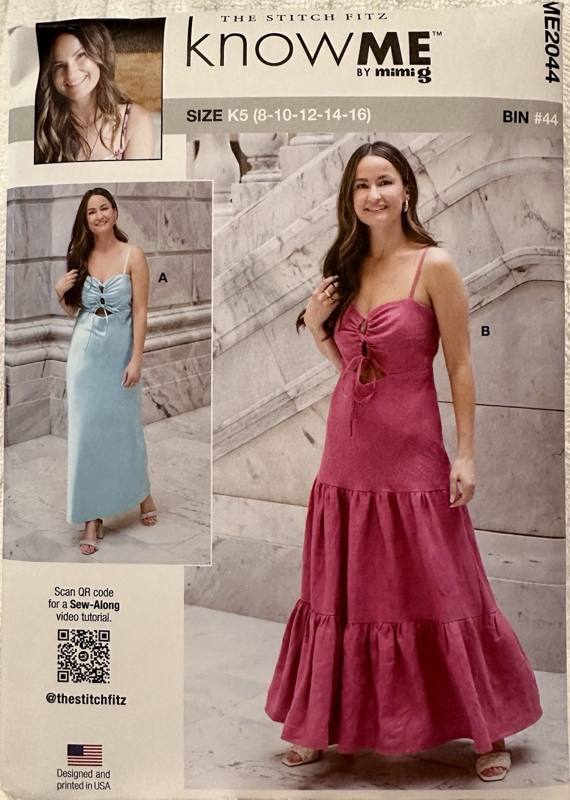 MCCALLS ME2044  DRESS  SIZES 8, 10, 12, 14, 16  NEW UNCUT FF