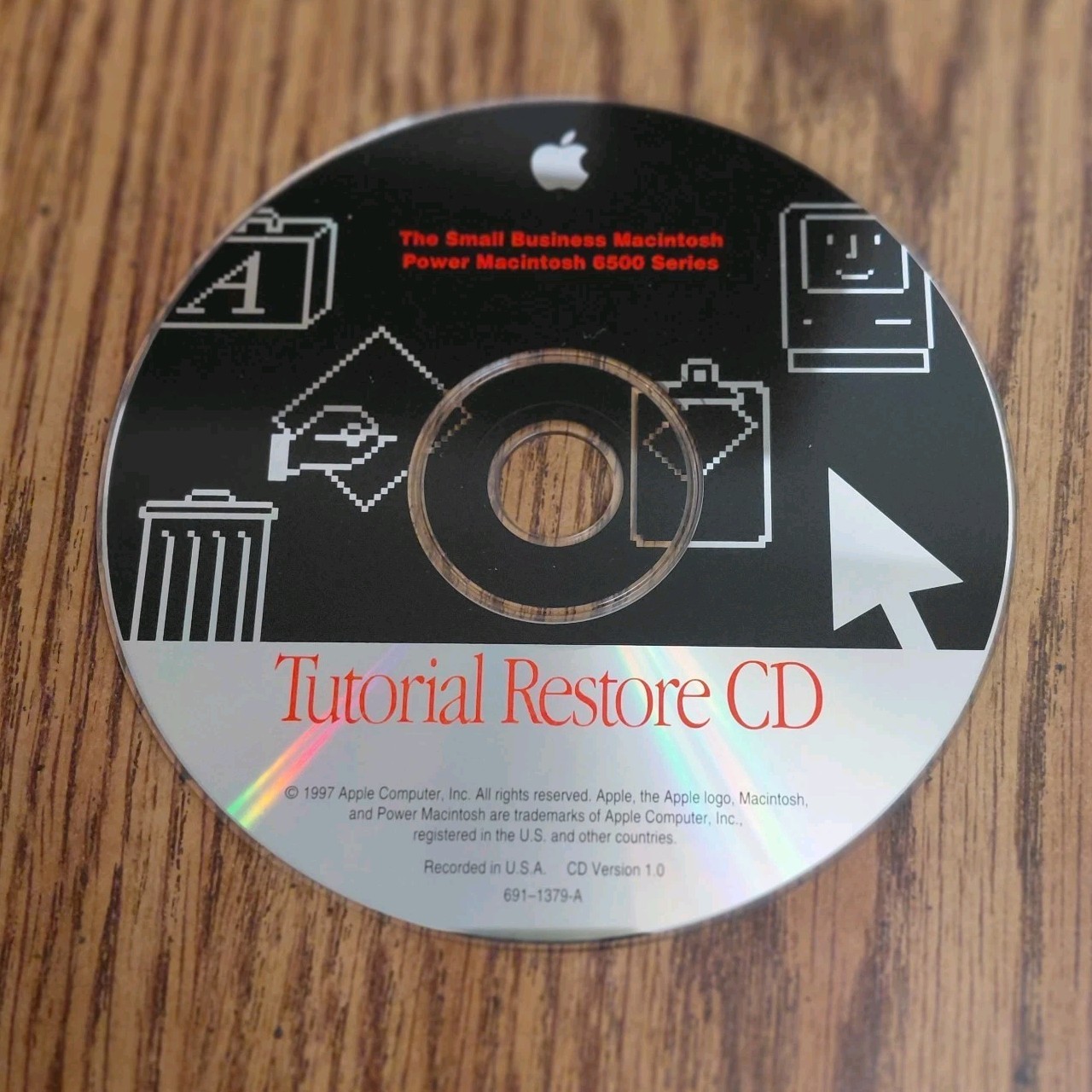 1997 Tutorial Restore CD Small Business Power Macintosh 6500 Series Disc Only