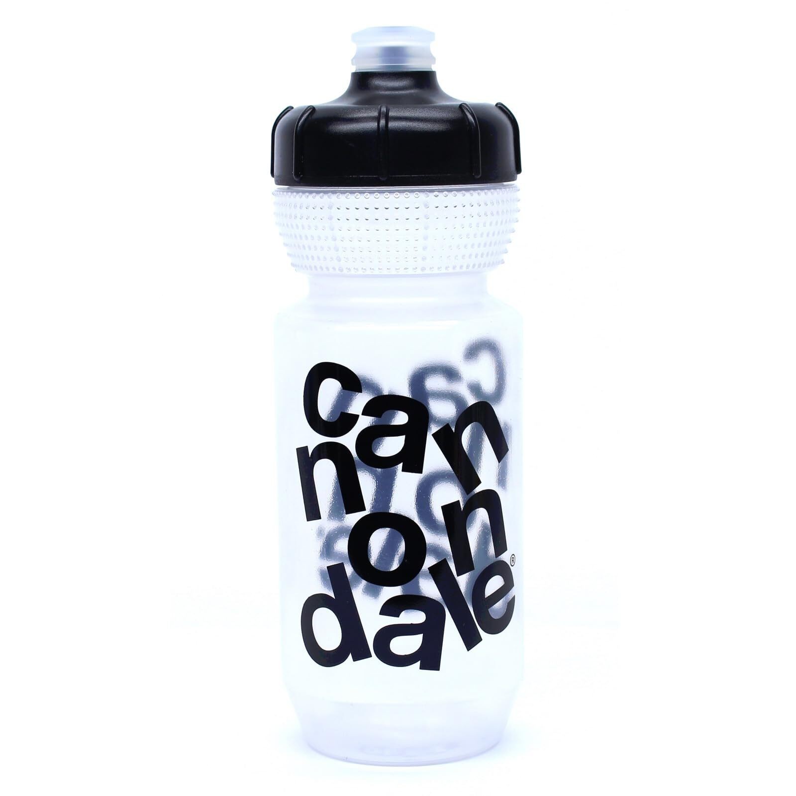 Cannondale Gripper Stacked Water Bottle Clear/Black 600ml