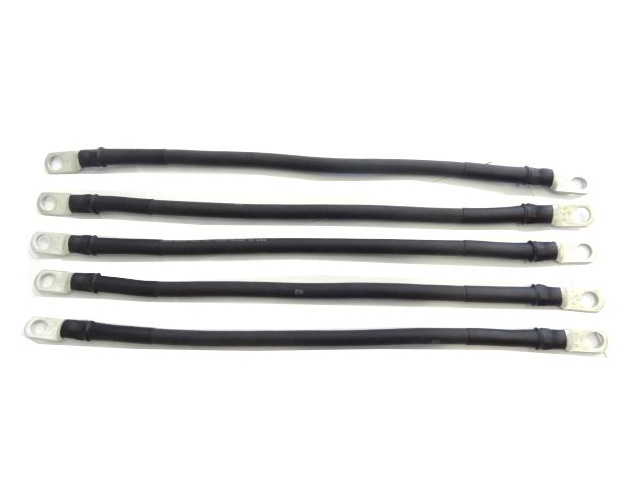 # 6 Awg HD Golf Cart Battery Cable 5 pc Club Car DS 81-Up 36V Set U.S.A MADE