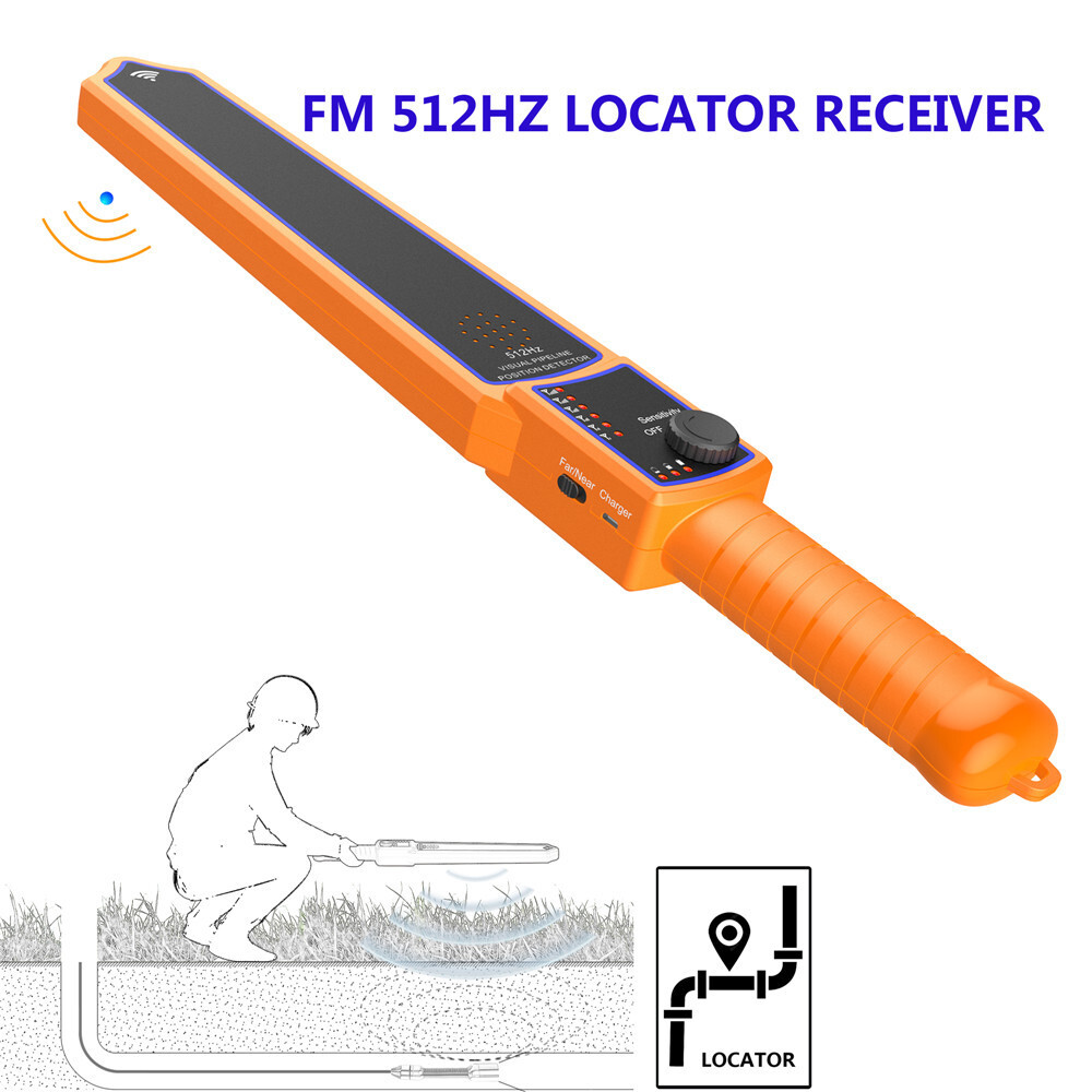 512HZ Locator Receiver 512 hz Sonder Locator Drain Pipe Sewer Inspaction Tools