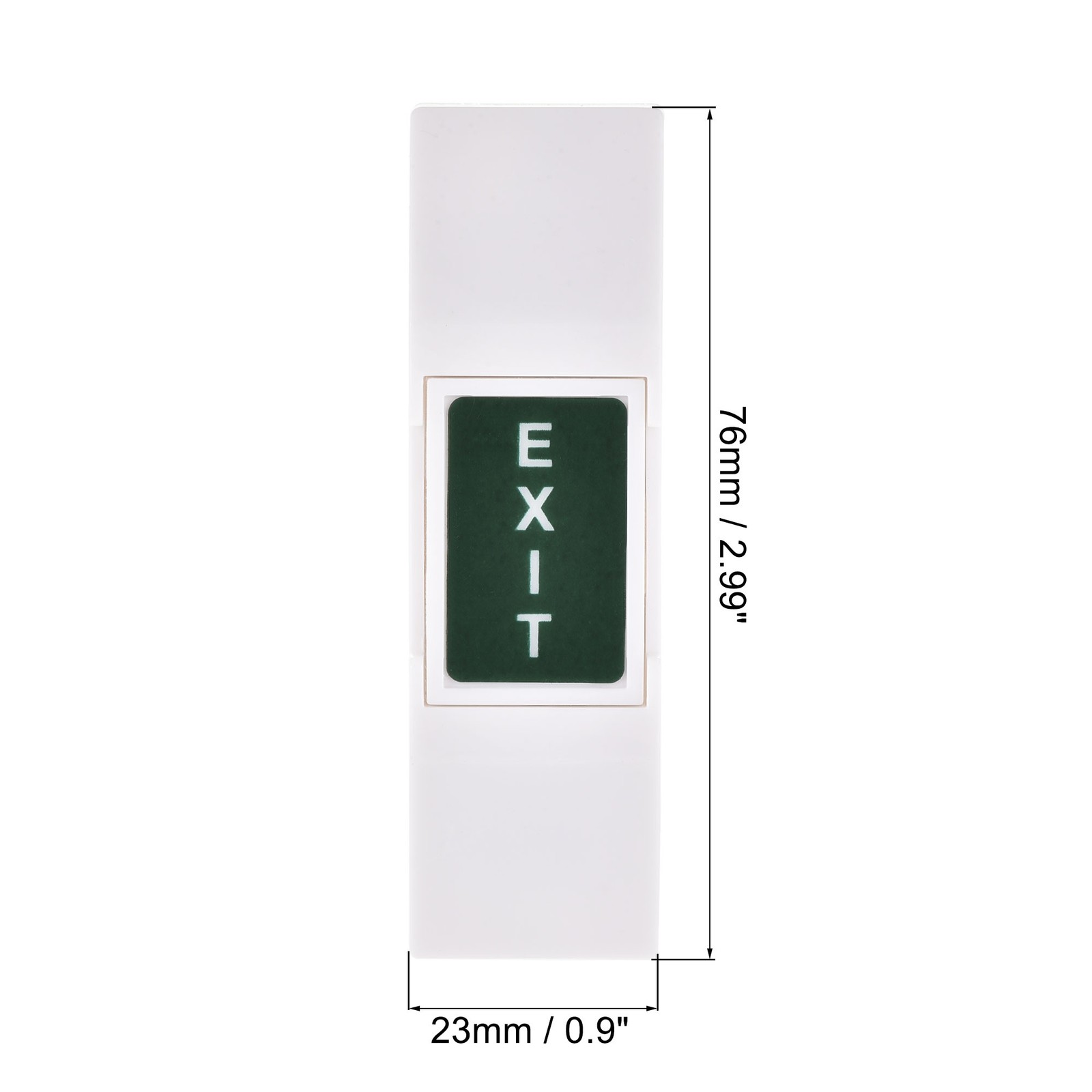 4 x Push to Exit Button Release Switch Door Access Control PC Panel 12V 3A White