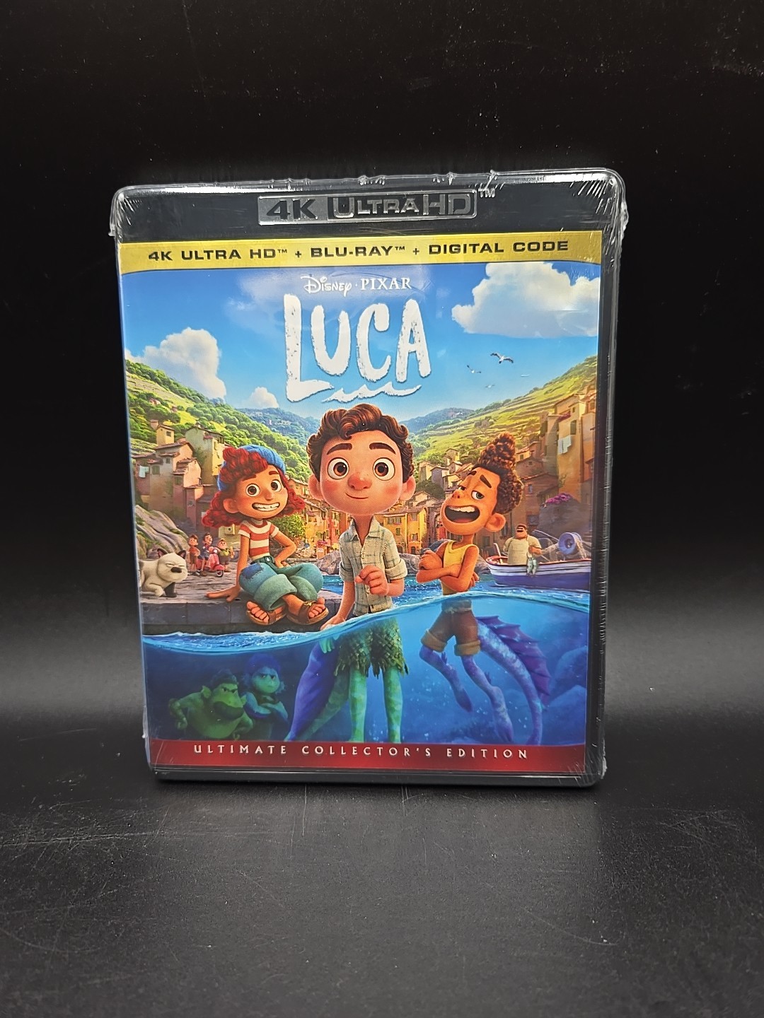 Disney Luca Pixar(4K Ultra HD + Blu-Ray + Digital Code, 2021)