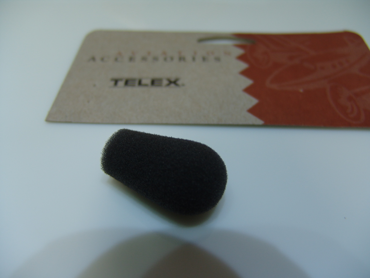 ORIGINAL MICROPHONE FOAM for TELEX 850 HEADSETS Mike Muff Mic Screen 800456-019
