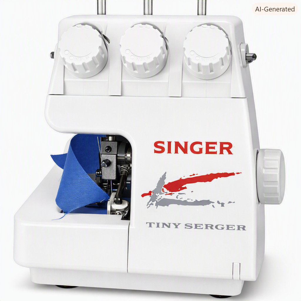 SINGER Tiny Serger Electric Portable Household Serger Overedger TS380 PLUS.