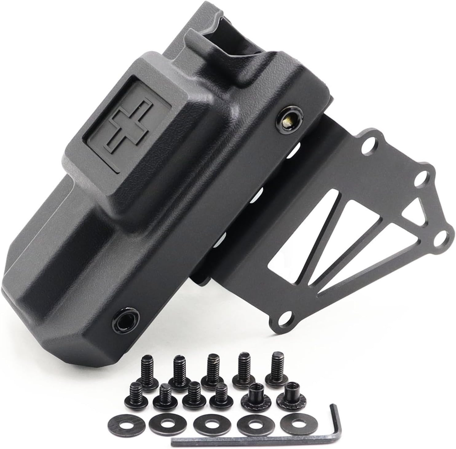 Tactical Tourniquet Holder for Gun Holster Adapter Mount Aluminum, QLS Police Ge