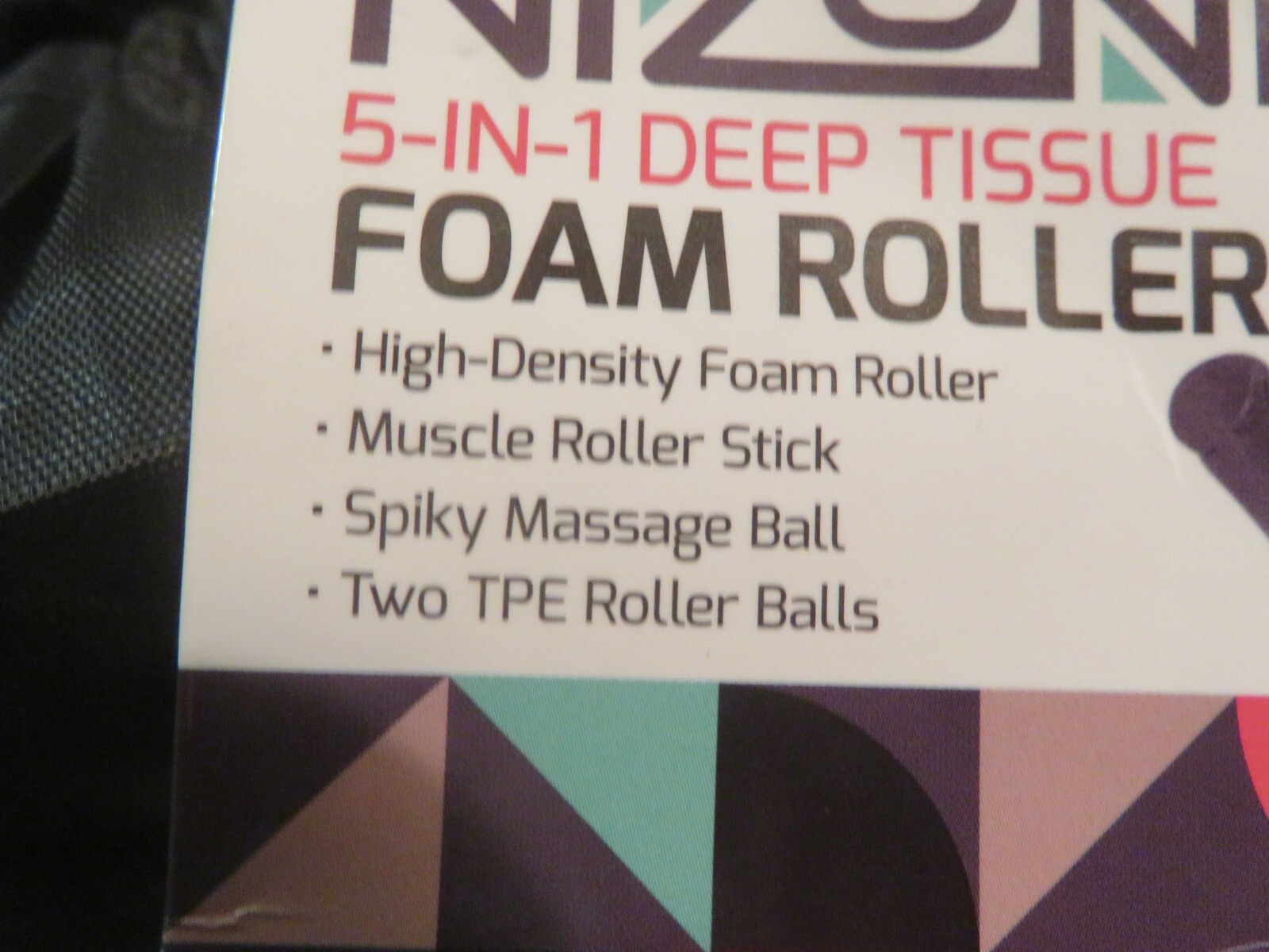 Nizoni 5 in 1 Deep Tissue Foam Roller Set