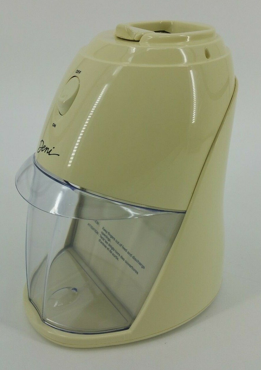 VTG Deni Automatic Ice Crusher Machine Model 6000 Off White Beige TESTED WORKS