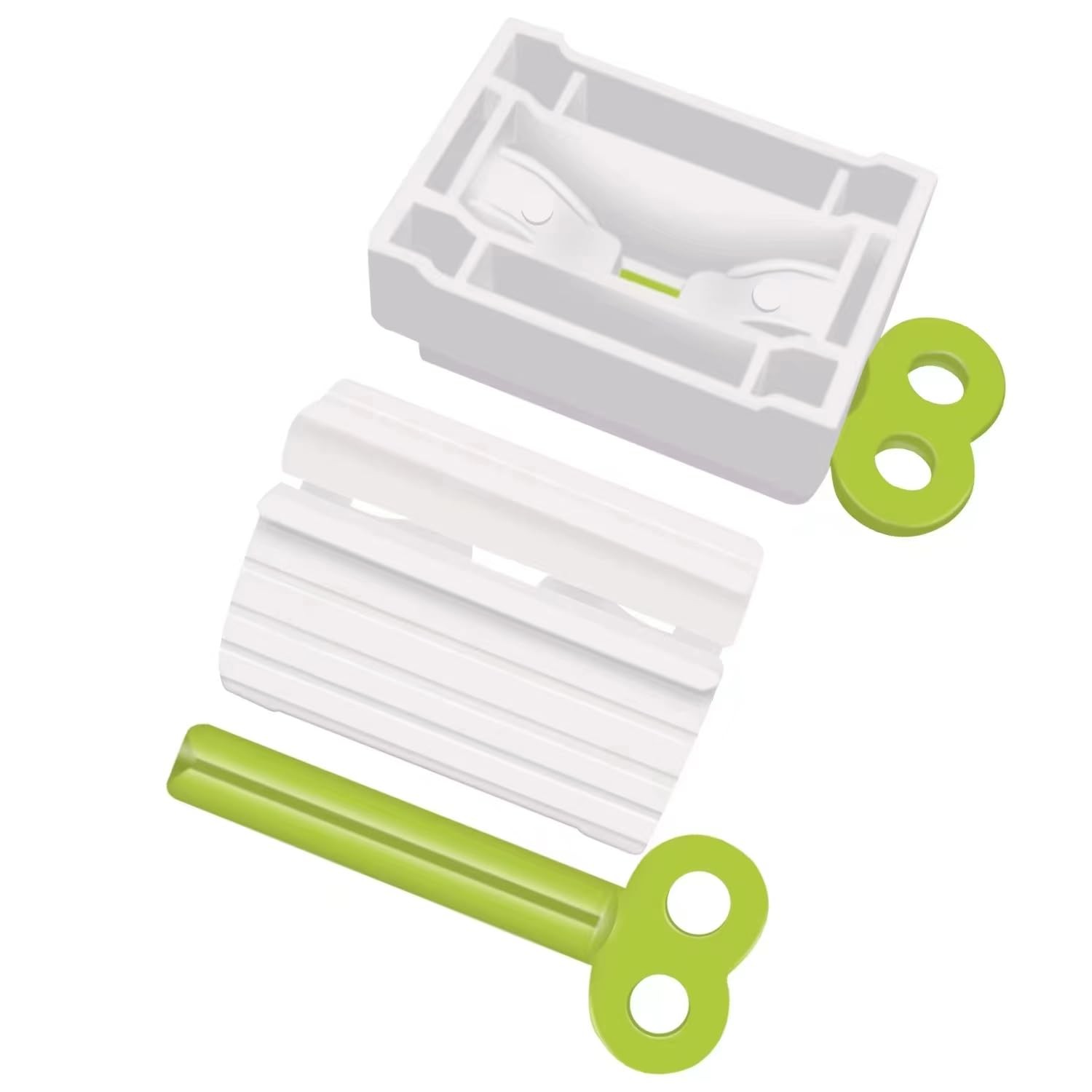 TFJAYTOO 6 Pack Toothpaste Squeezer, Squeezer Green&red&blue